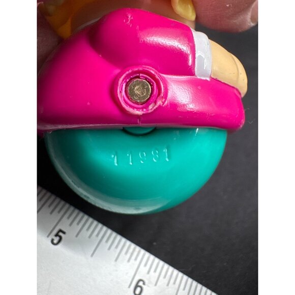 Vintage Hasbro Playskool Weebles Wobble and Roll Rolling Bottom 3-Piece Figurine - Picture 8 of 11